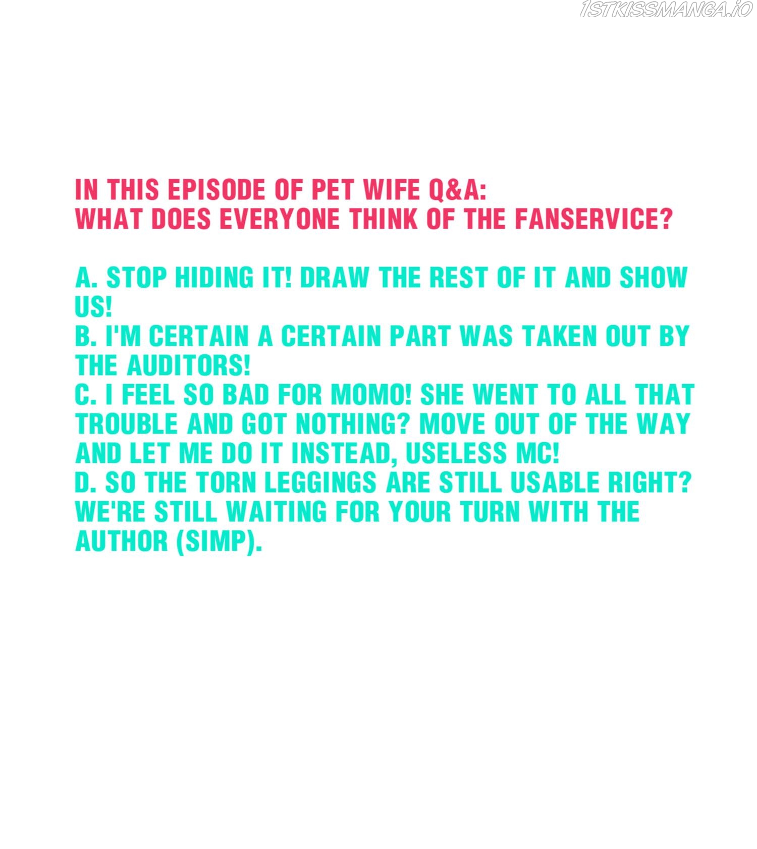 How To Properly Care For Your Pet Wife Chapter 78 - Page 52