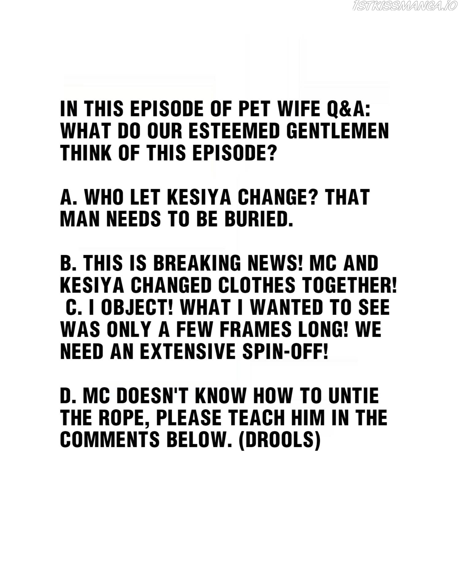 How To Properly Care For Your Pet Wife Chapter 82 - Page 48