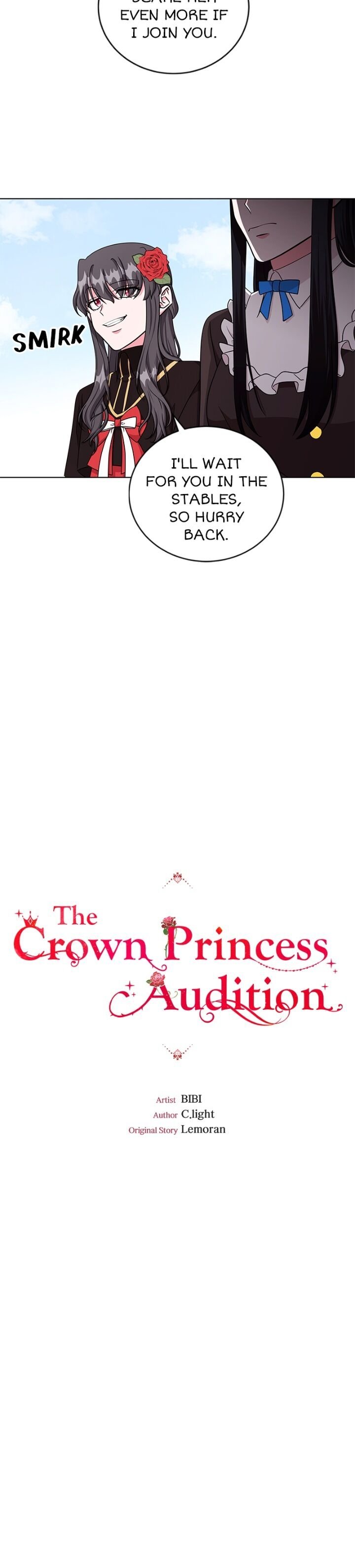 The Crown Princess Audition Chapter 35 - Page 1