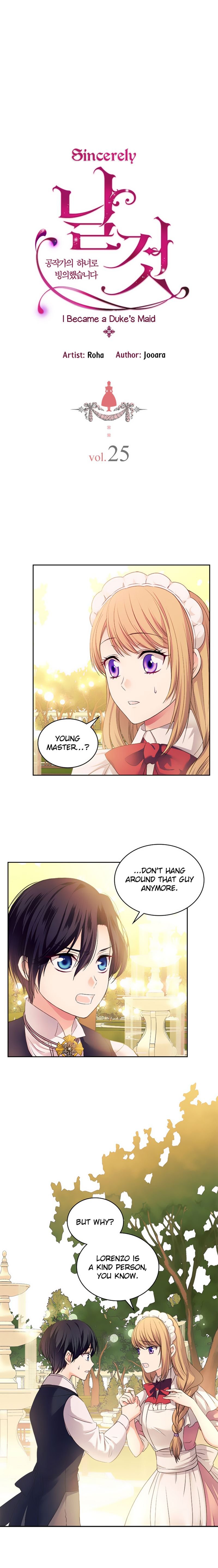 Sincerely: I Became a Duke’s Maid Chapter 25 - Page 2