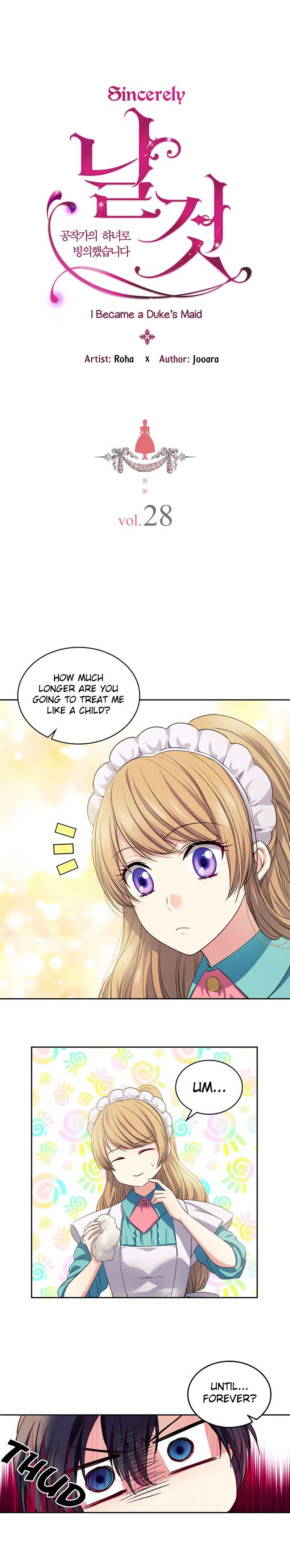 Sincerely: I Became a Duke’s Maid Chapter 28 - Page 1