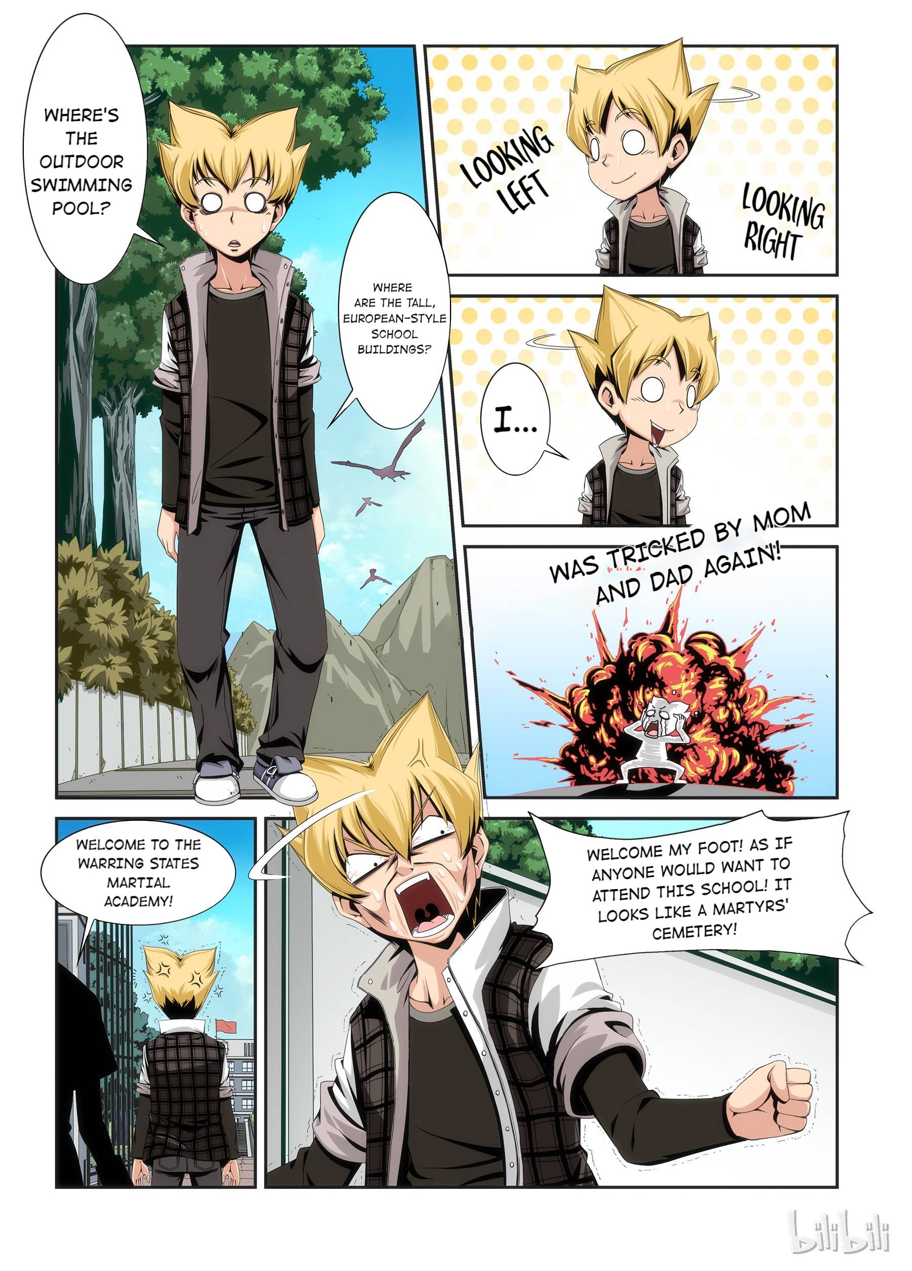 Warring States Martial Academy Chapter 1 - Page 8