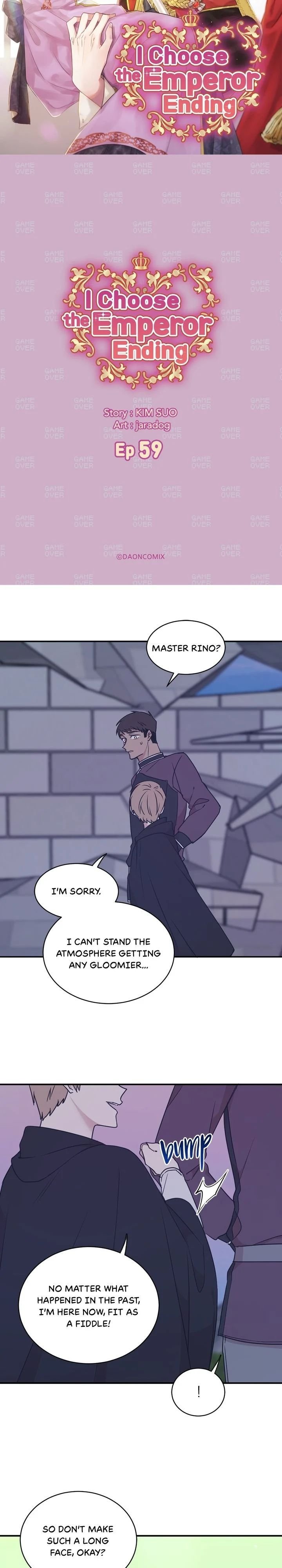 I Choose the Emperor Ending Chapter 59 - Page 1
