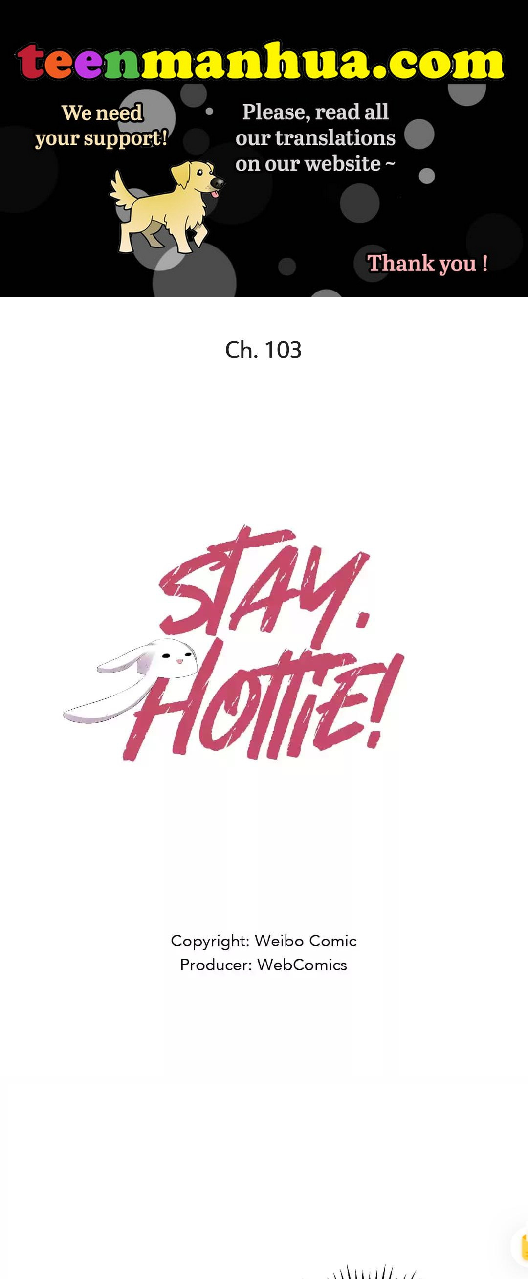 Stay, hottie! Chapter 103 - Page 0