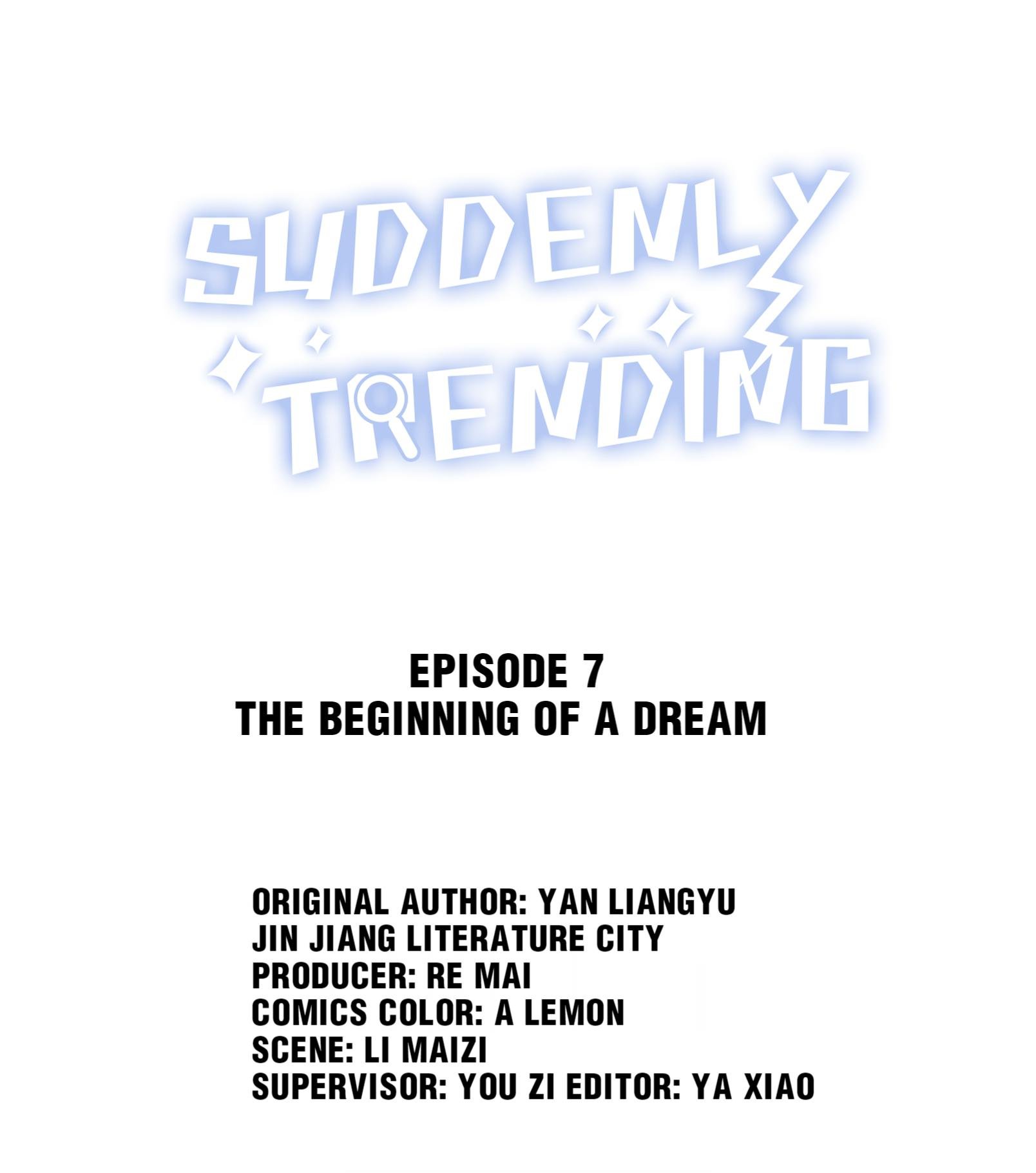 Suddenly Trending Chapter 7 - Page 1