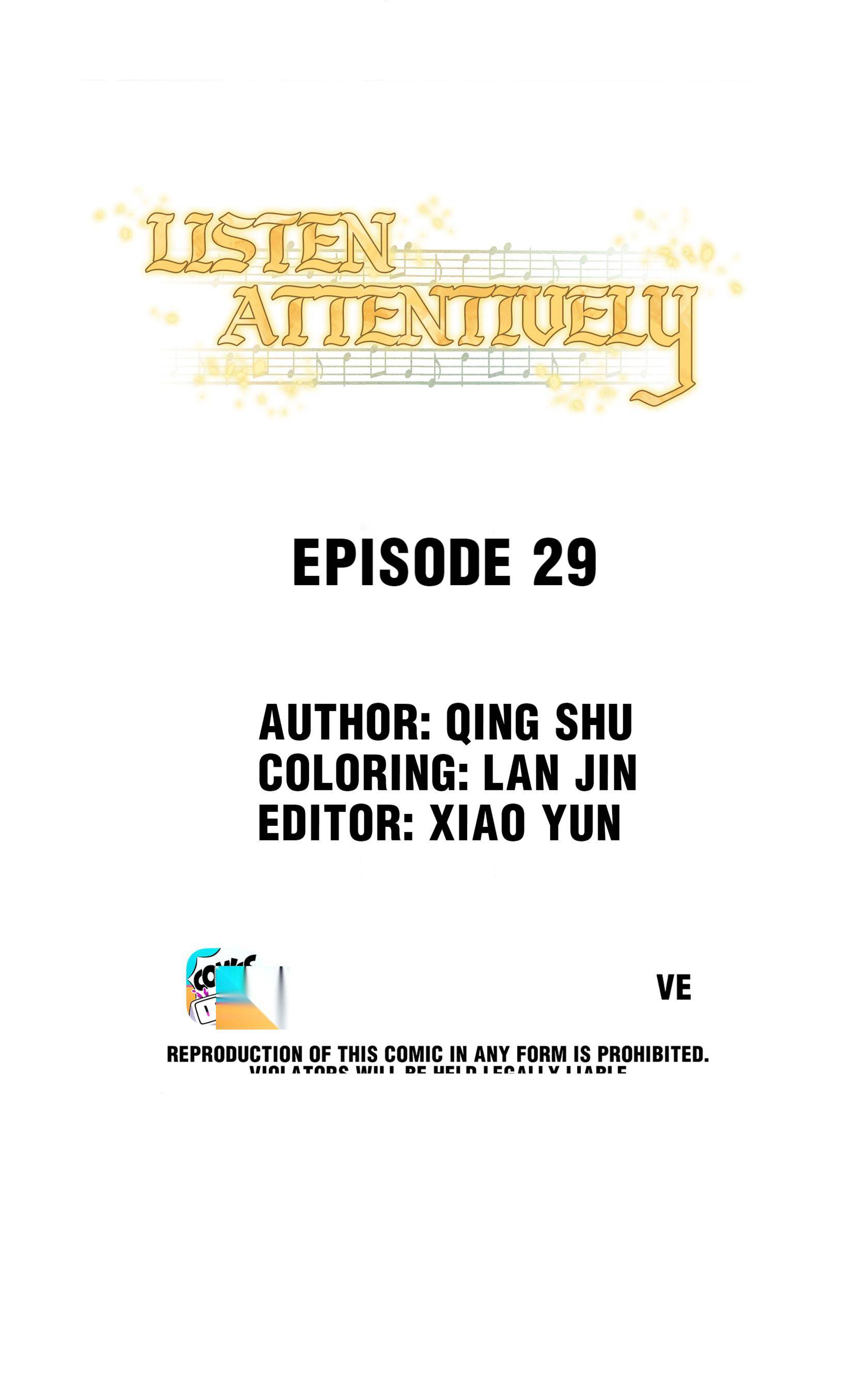 Listen Attentively Chapter 29 - Page 1