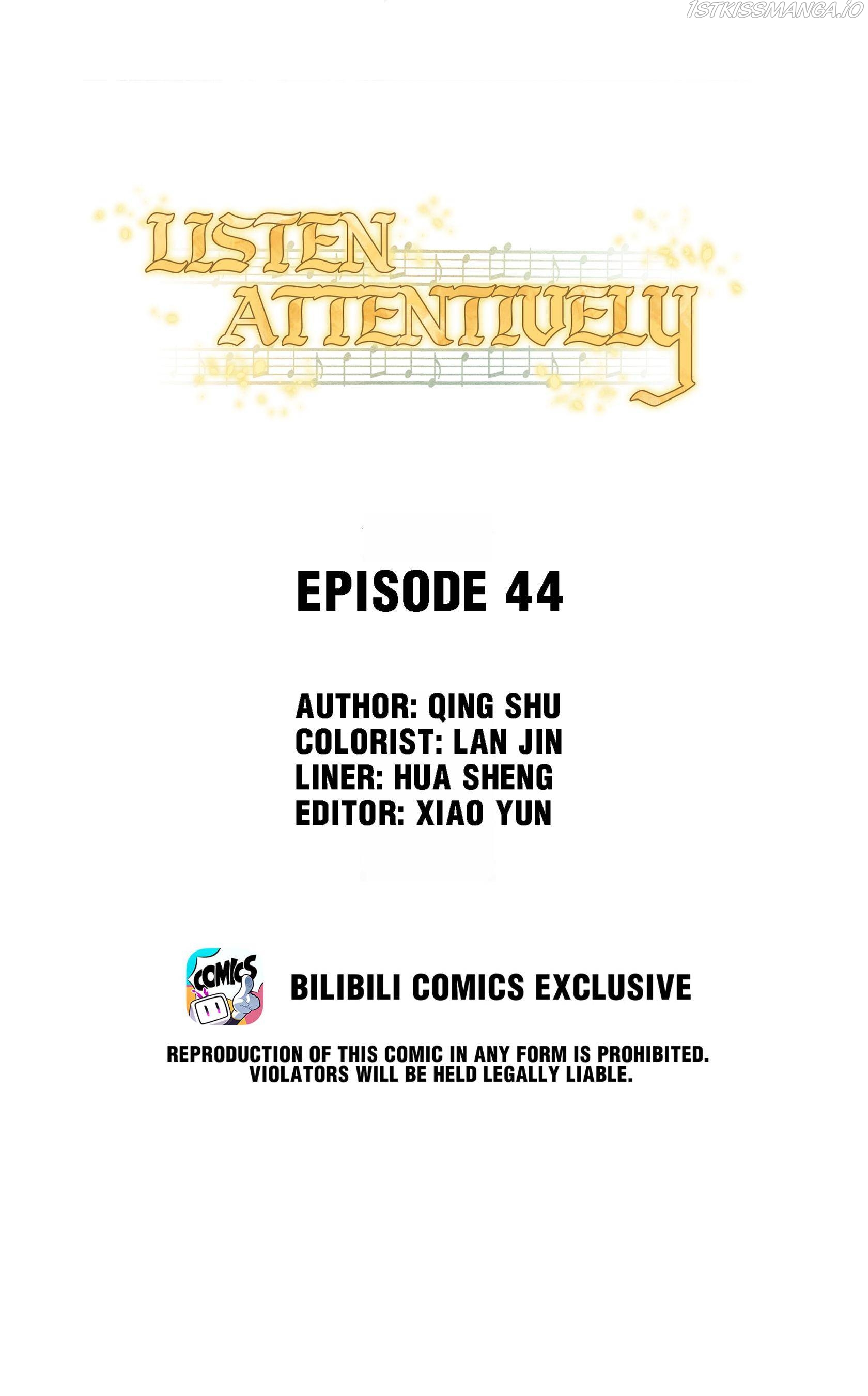 Listen Attentively Chapter 44 - Page 1