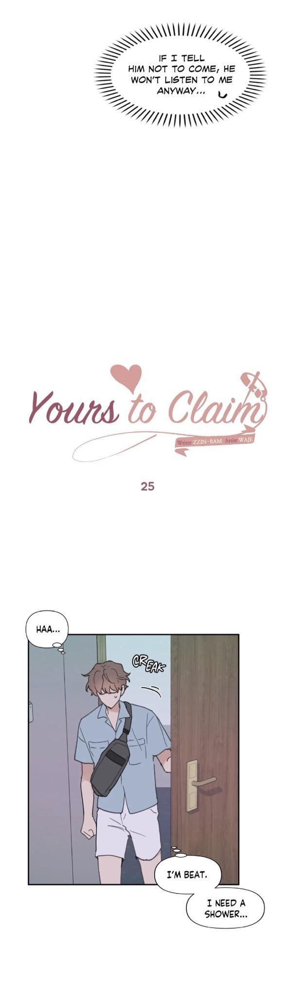 Yours To Claim Chapter 25 - Page 1