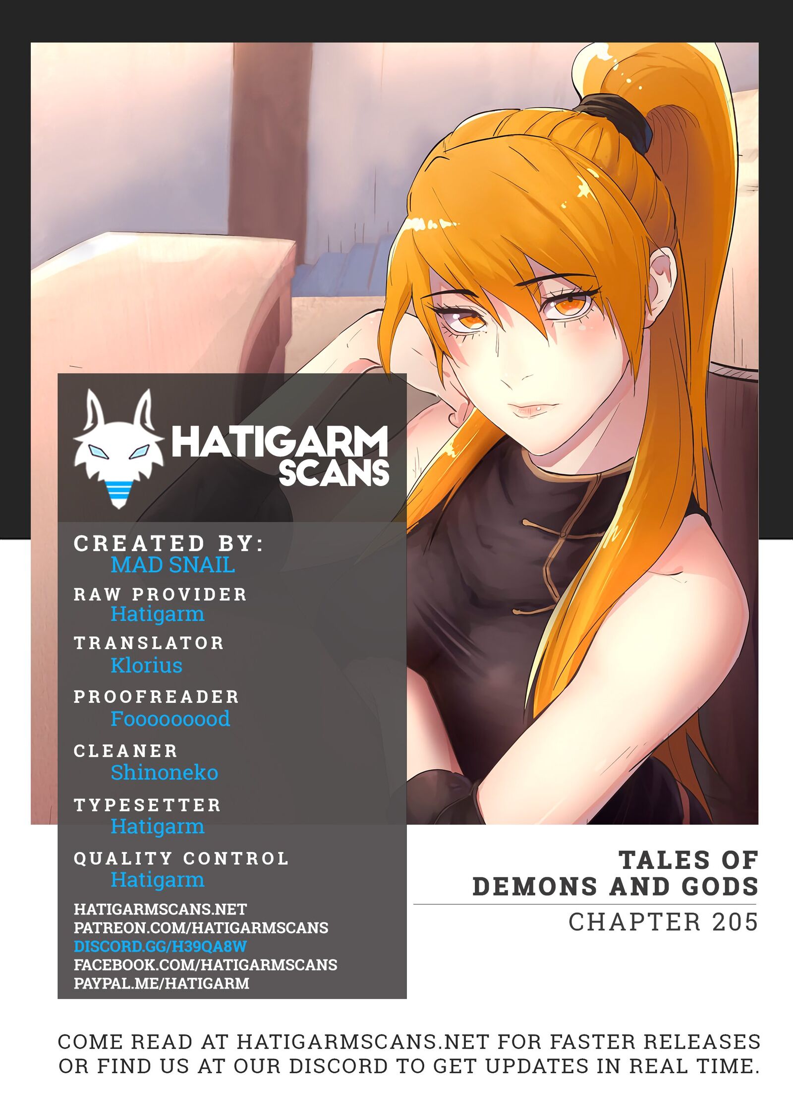 Tales of Demons and Gods Manhua Chapter 205 - Page 0