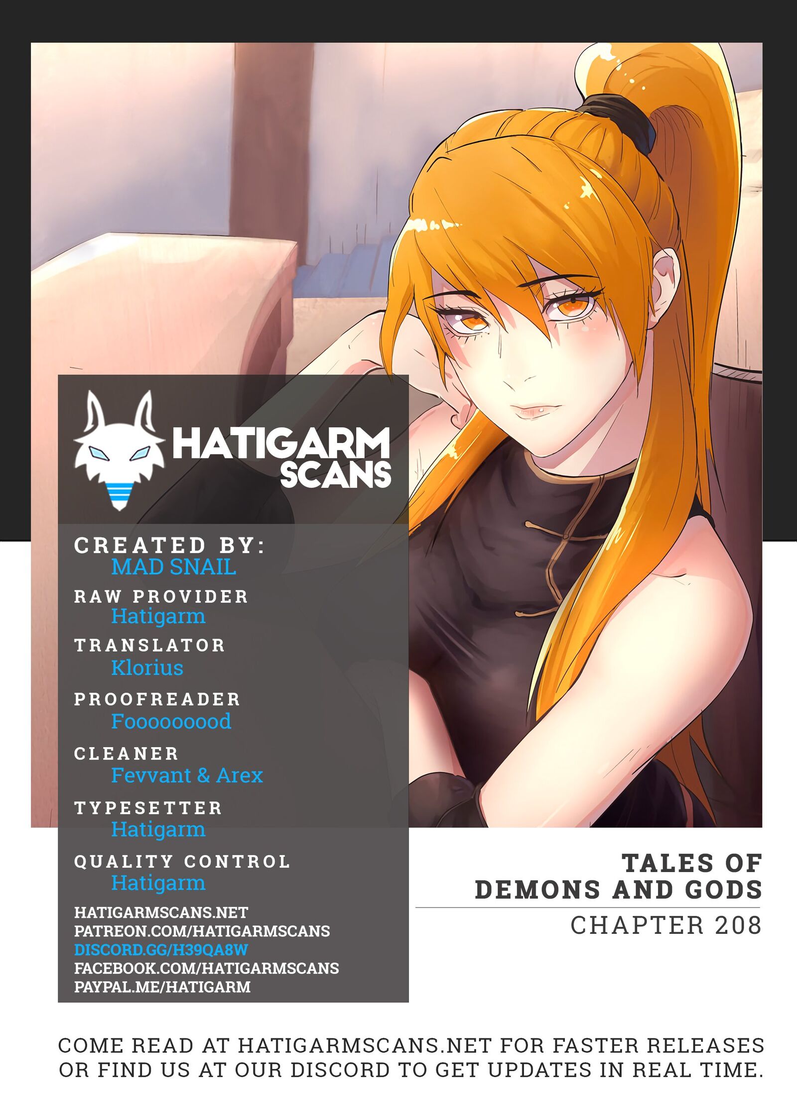 Tales of Demons and Gods Manhua Chapter 208 - Page 0