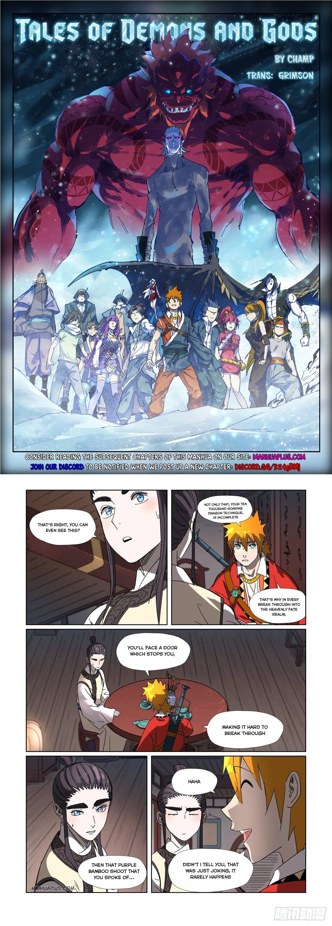 Tales of Demons and Gods Manhua Chapter 303.5 - Page 0