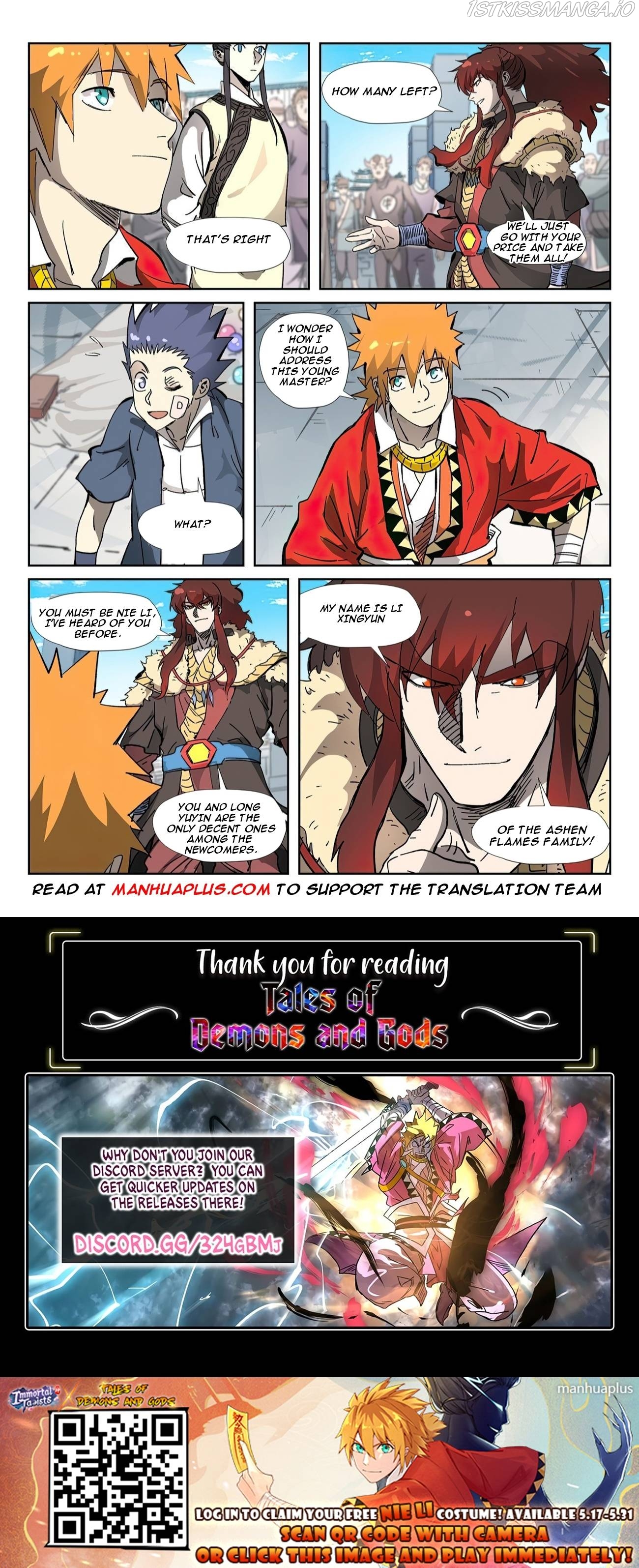 Tales of Demons and Gods Manhua Chapter 327.5 - Page 9