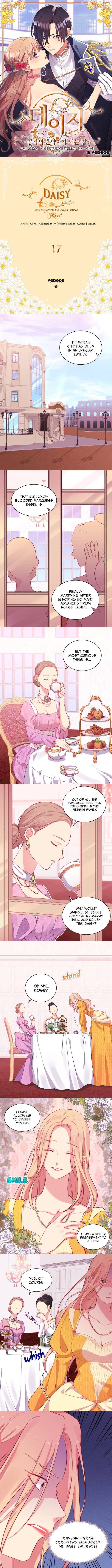 Daisy: How to Become the Duke’s Fiancée Chapter 17 - Page 1