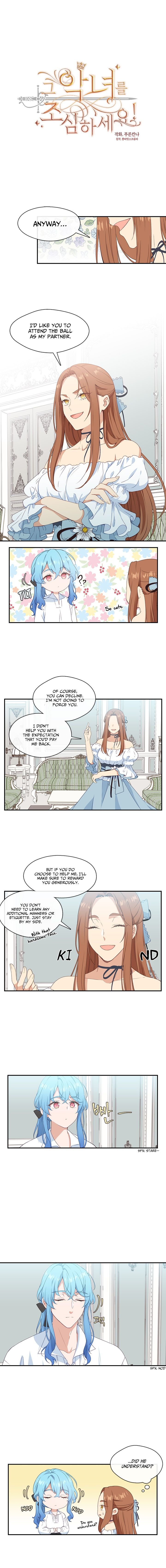 Beware of the Villainess! Manhwa Chapter 16 - Page 0