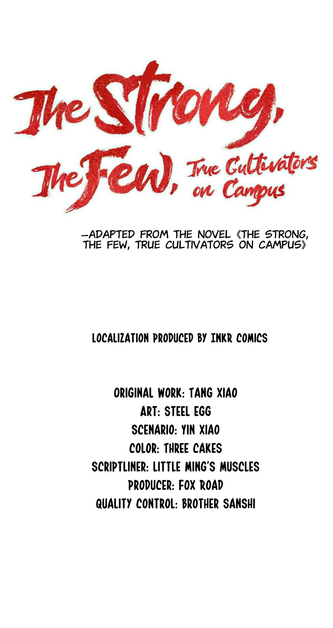The Strong, The Few, True Cultivators on Campus Chapter 1 - Page 1