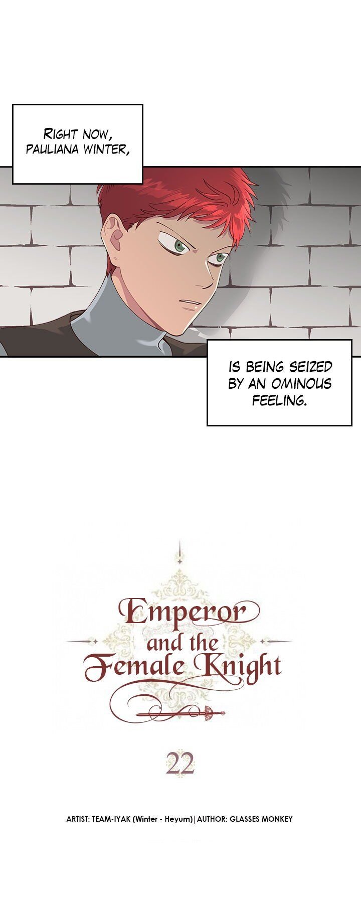 Emperor And The Female Knight ( The King and His Knight ) Chapter 22 - Page 1