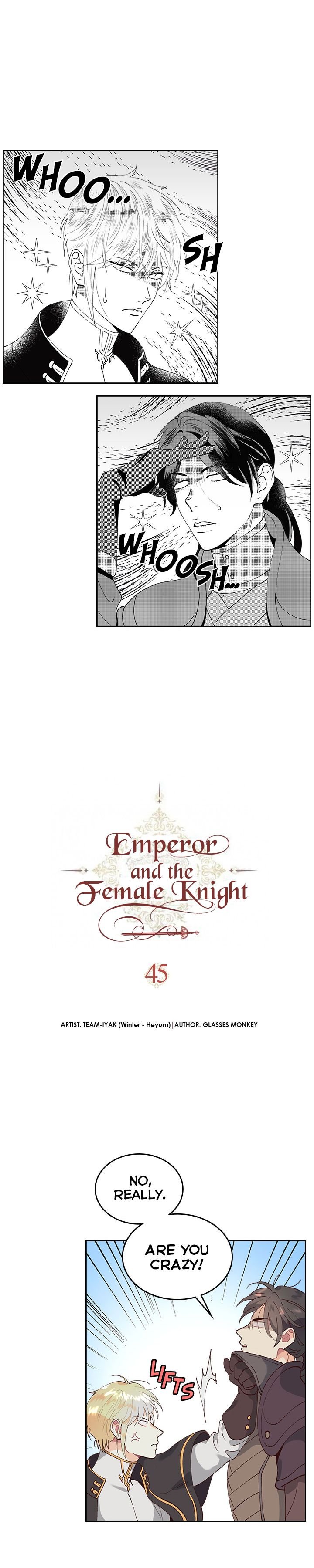 Emperor And The Female Knight ( The King and His Knight ) Chapter 45 - Page 1