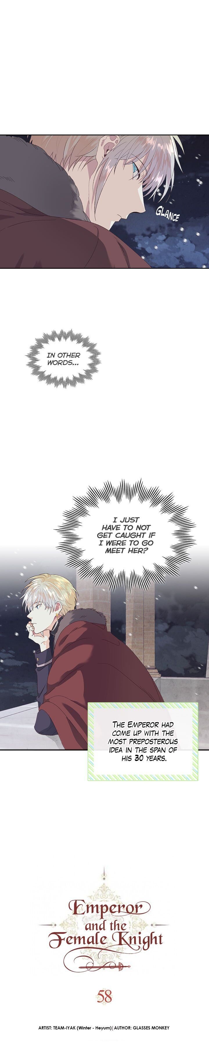 Emperor And The Female Knight ( The King and His Knight ) Chapter 58 - Page 3