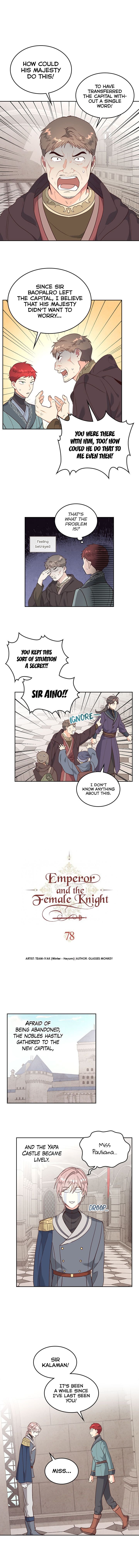 Emperor And The Female Knight ( The King and His Knight ) Chapter 78 - Page 1