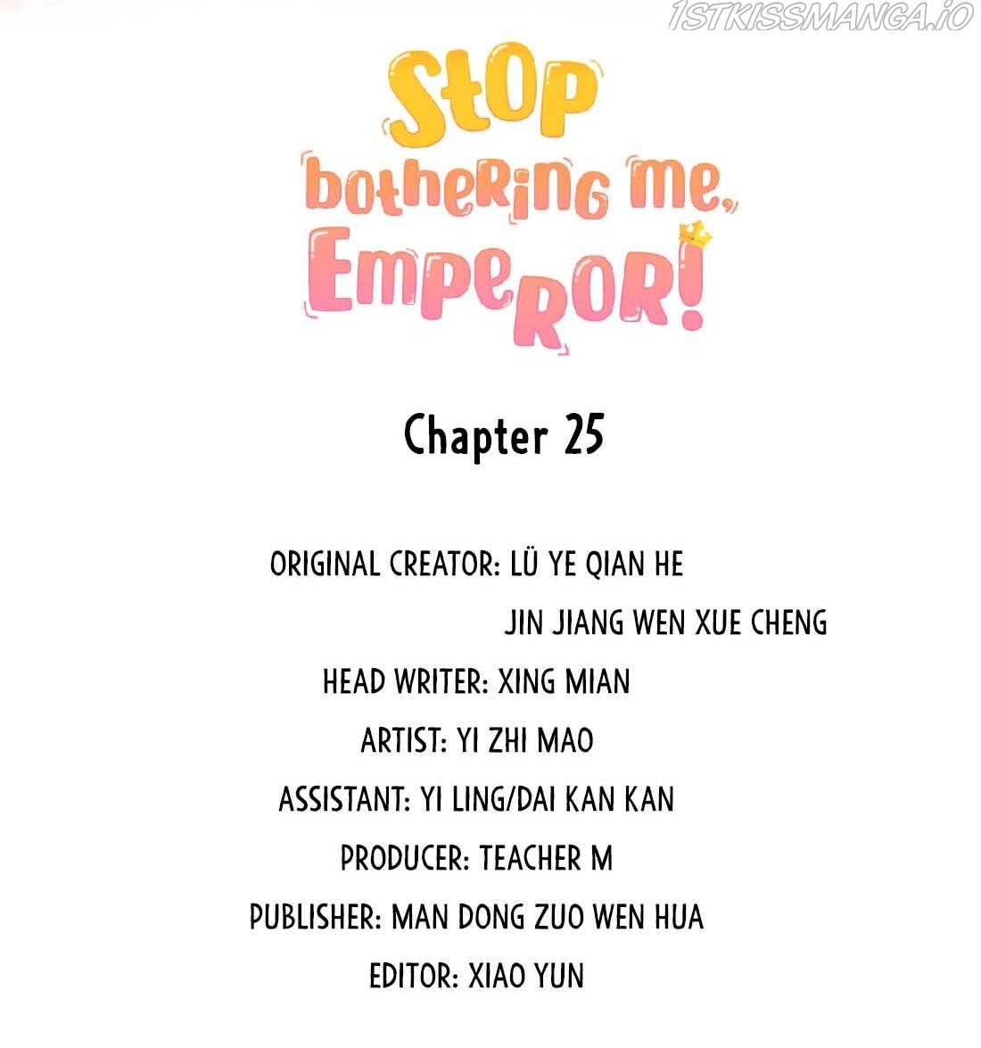 Stop Bothering Me, Emperor! Chapter 25 - Page 2