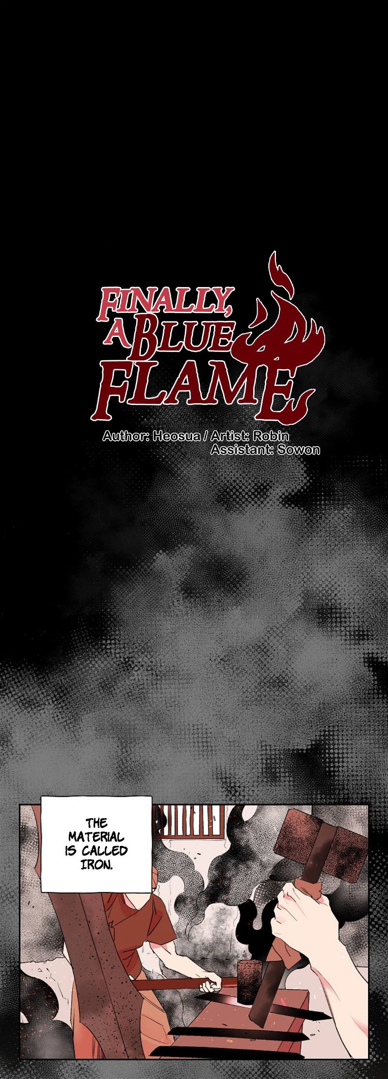 Finally, The Blue Flame Chapter 8 - Page 1