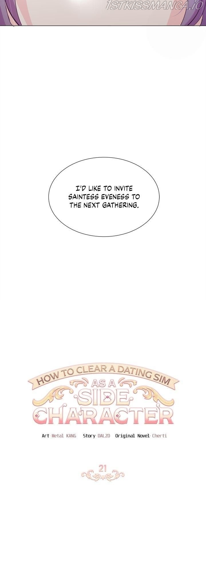 How to Clear a Dating Sim as a Side Character Chapter 21 - Page 1
