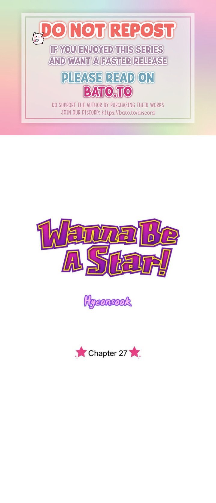 Wanna Be A Star Chapter 27 - Page 0