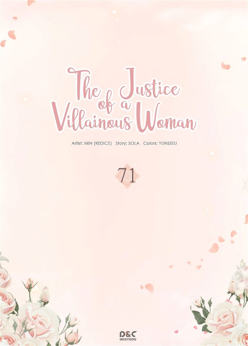 The Justice of Villainous Woman ( What It Takes to be a Villainess ) Chapter 71 - Page 1