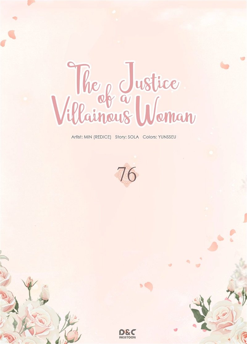 The Justice of Villainous Woman ( What It Takes to be a Villainess ) Chapter 76 - Page 1