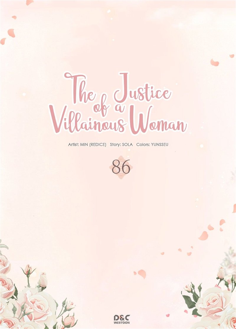 The Justice of Villainous Woman ( What It Takes to be a Villainess ) Chapter 86 - Page 1
