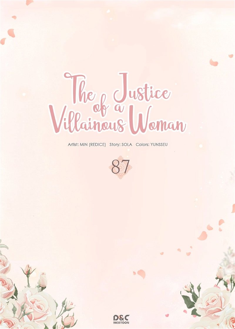 The Justice of Villainous Woman ( What It Takes to be a Villainess ) Chapter 87 - Page 1