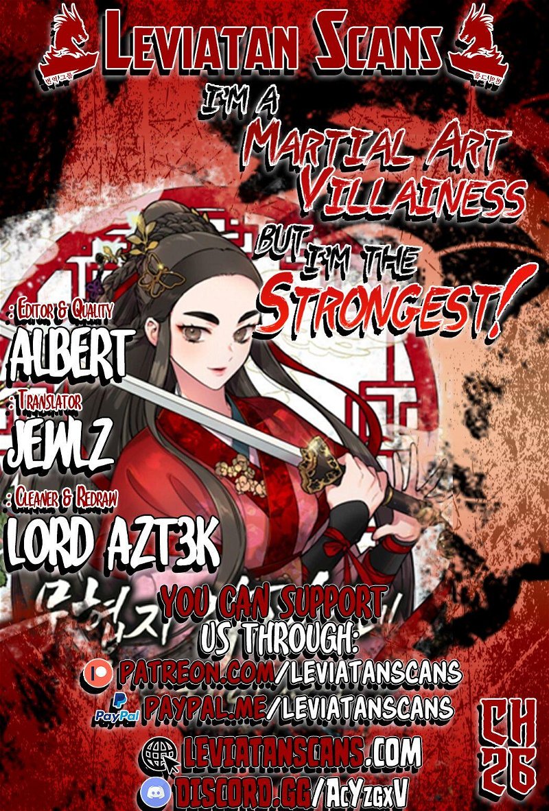 I’m a Martial Art Villainess but I’m the Strongest! Chapter 26 - Page 0