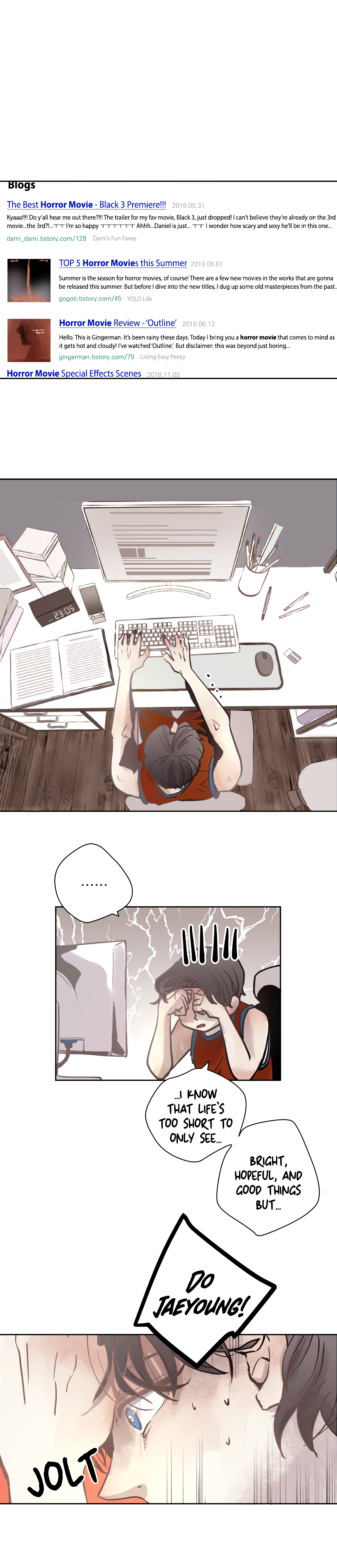 Mine and Samsin’s Horrormance Chapter 5 - Page 0