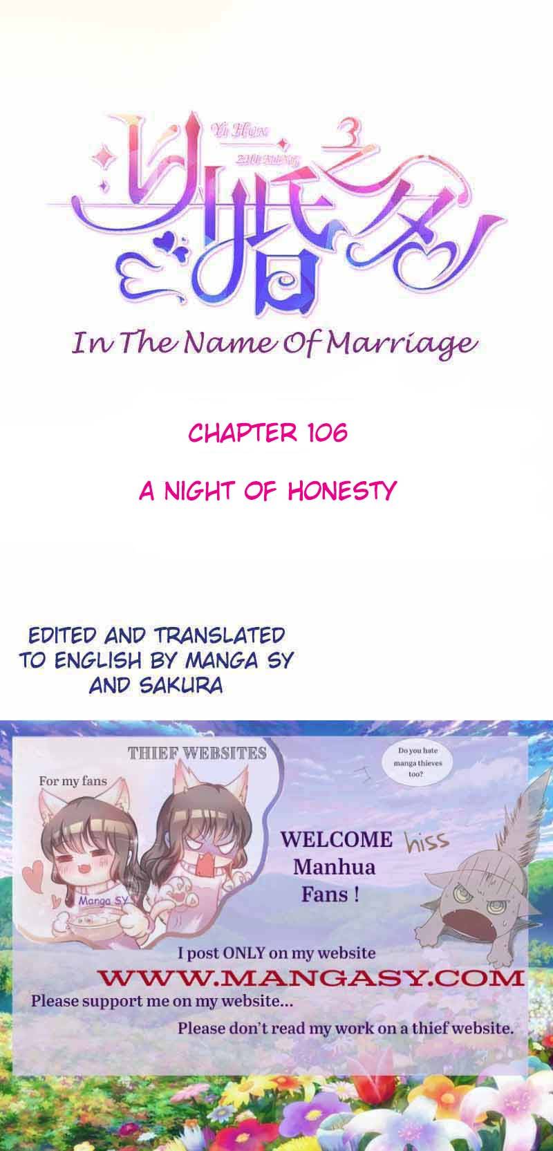 In The Name Of Marriage Chapter 106 - Page 0