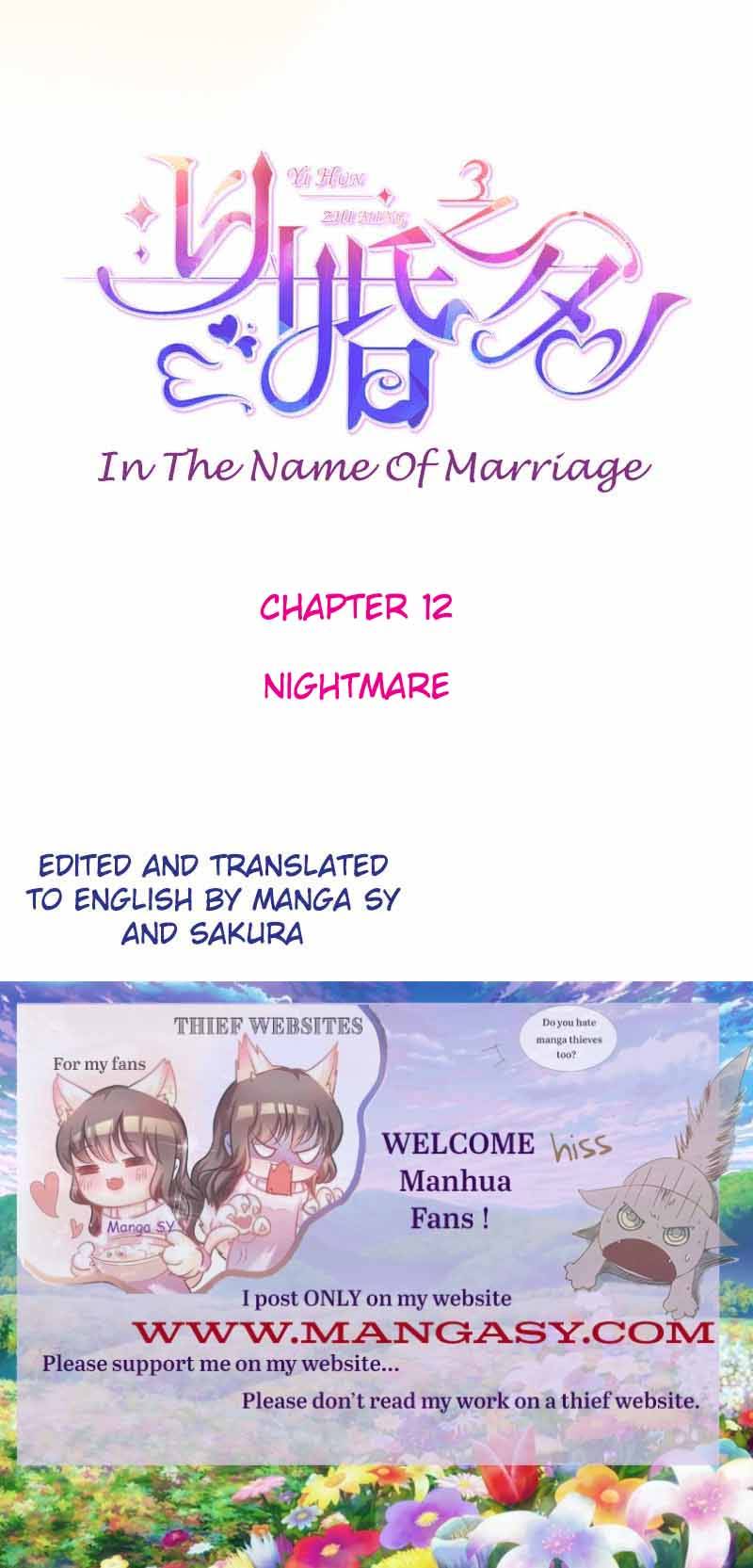 In The Name Of Marriage Chapter 12 - Page 1