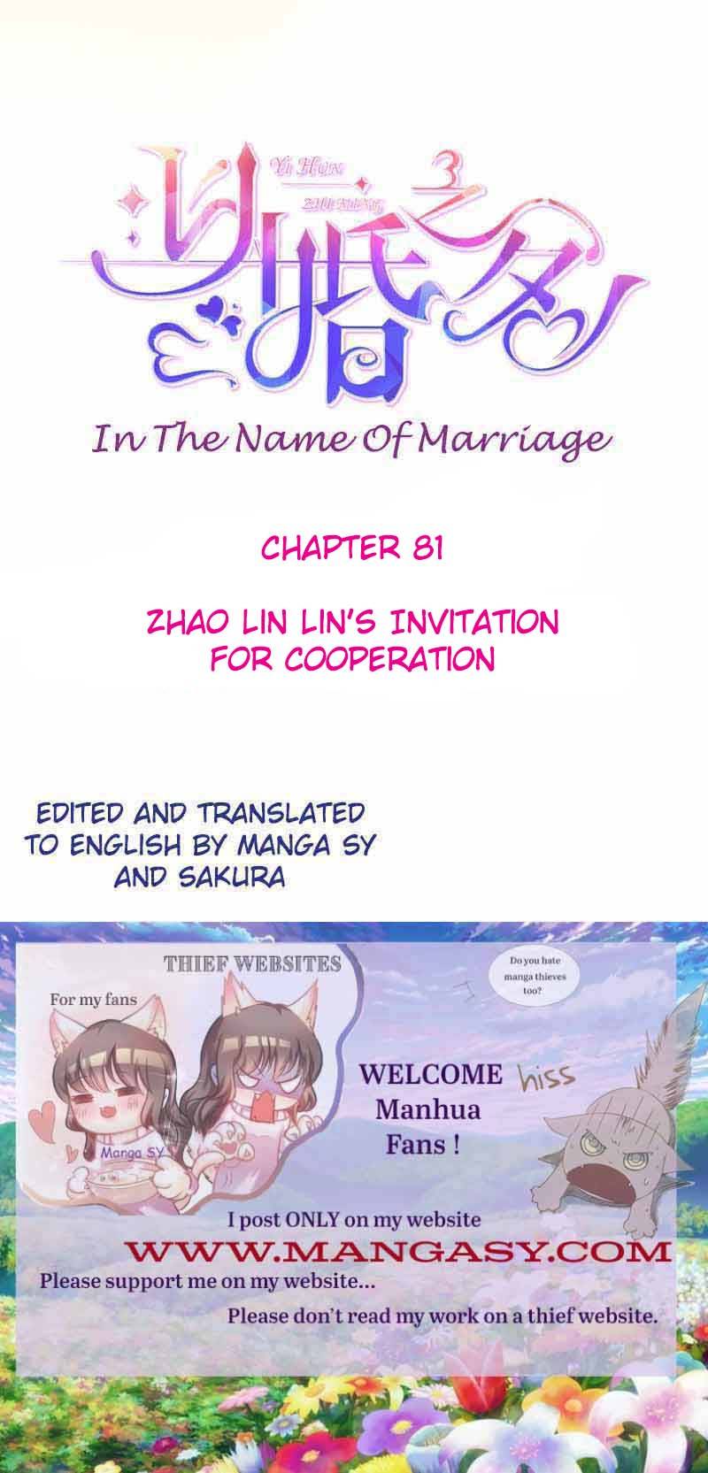 In The Name Of Marriage Chapter 81 - Page 0