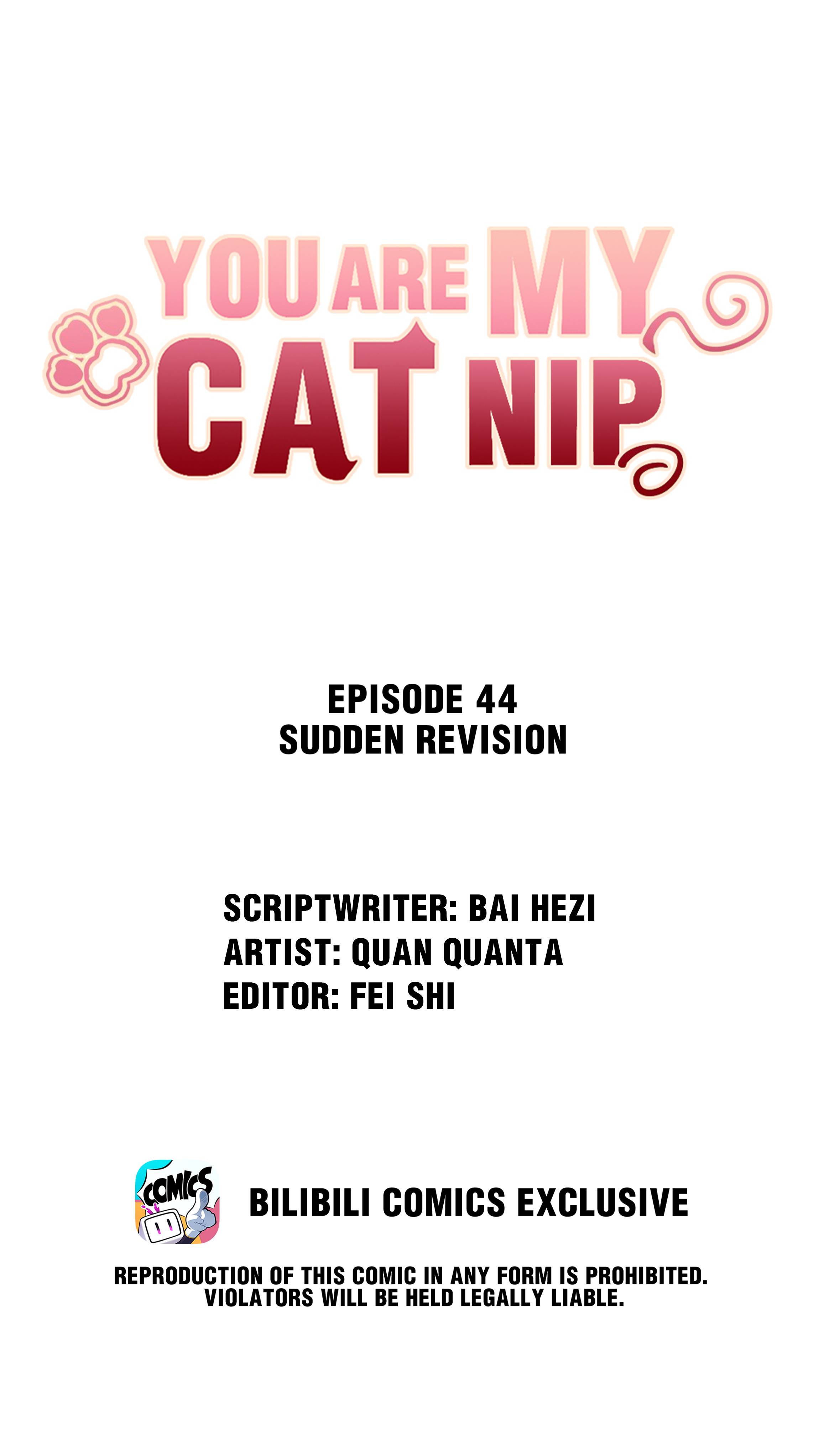 You Are My Catnip Chapter 44 - Page 0