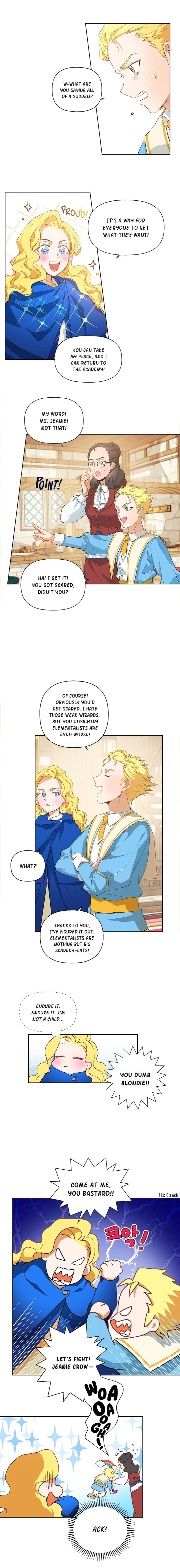 The Golden Haired Elementalist Chapter 24 - Page 7
