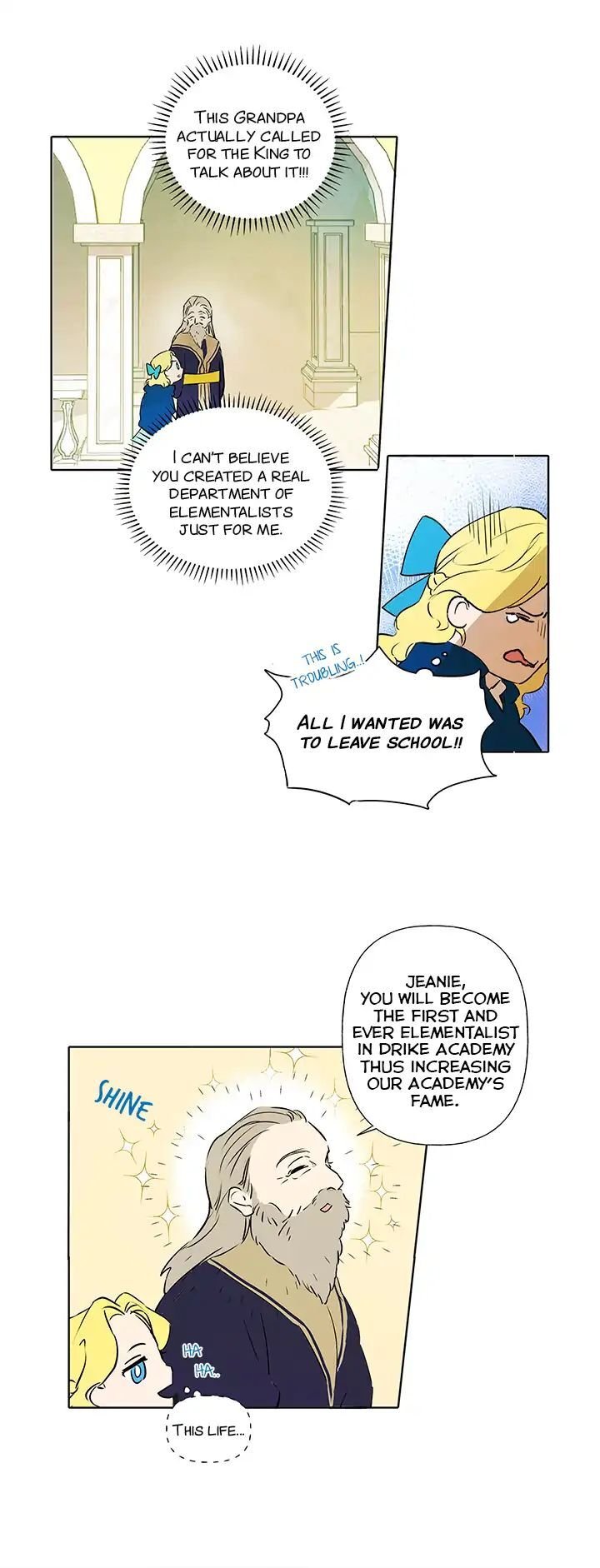 The Golden Haired Elementalist Chapter 3 - Page 13