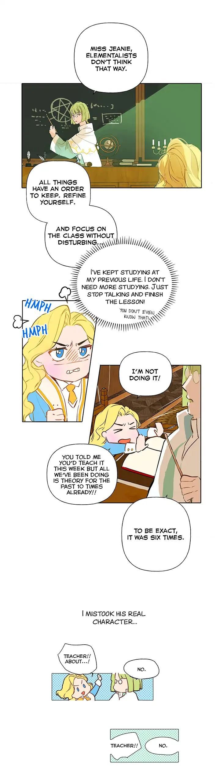 The Golden Haired Elementalist Chapter 3 - Page 19