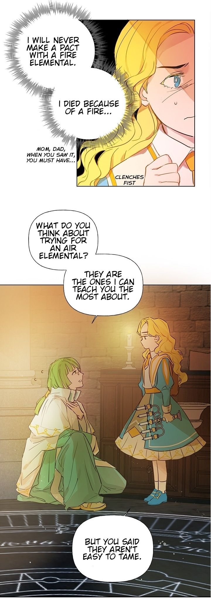 The Golden Haired Elementalist Chapter 6 - Page 22